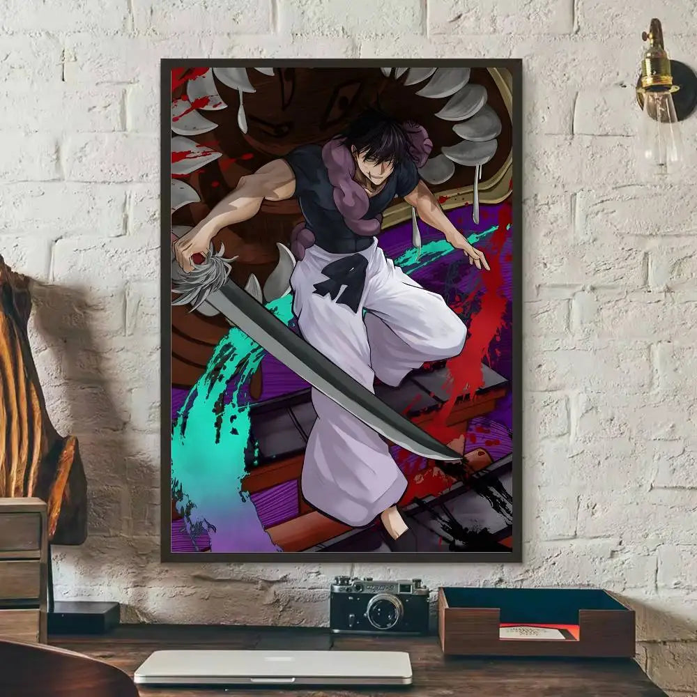 Kaisen Fushiguro Toji Anime Poster – Sticker