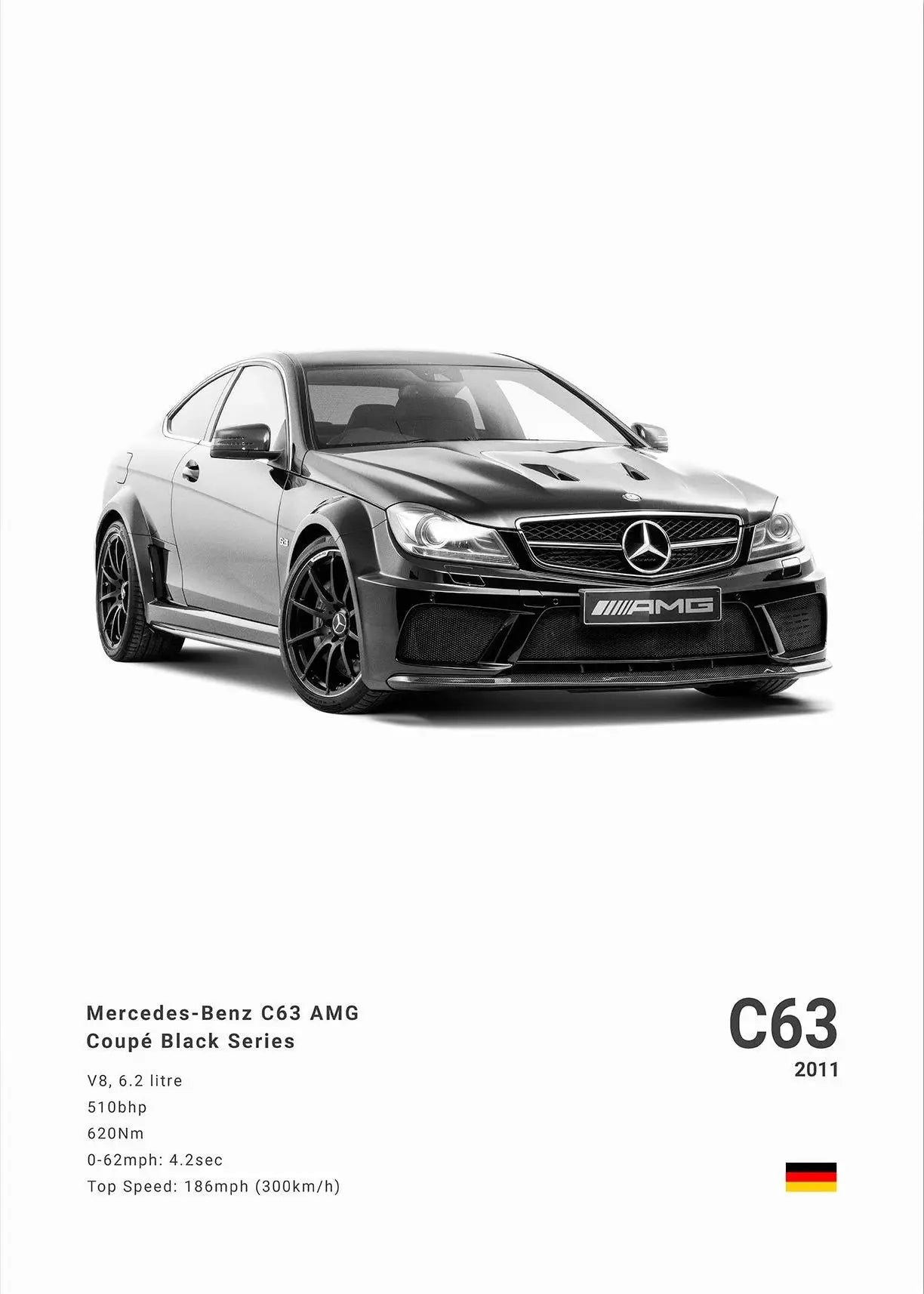 Minimalist Mercedes-Benz Poster