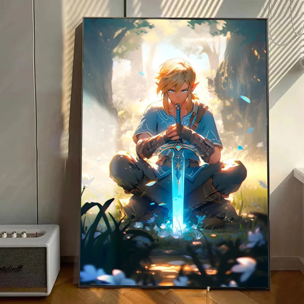 Legend Of Zelda Poster Art Wall Murals Decor