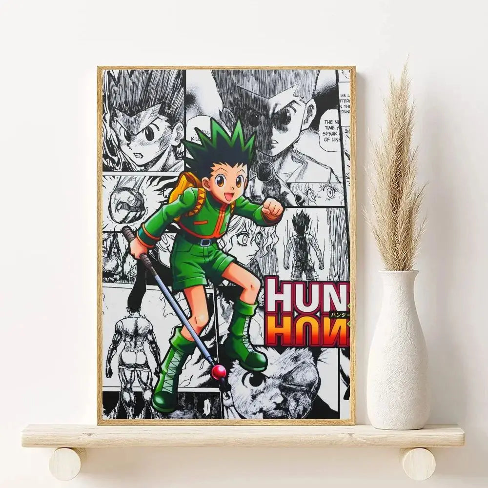 Hunter x Hunter Anime Canvas Wall Poster