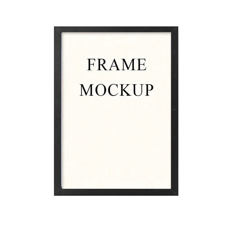 Vintage Wooden Wall Frame for Home, Kitchen, or Café Decor