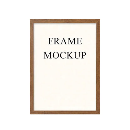 Vintage Wooden Wall Frame for Home, Kitchen, or Café Decor
