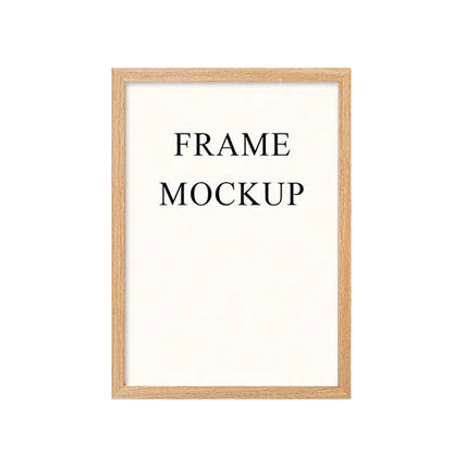 Vintage Wooden Wall Frame for Home, Kitchen, or Café Decor