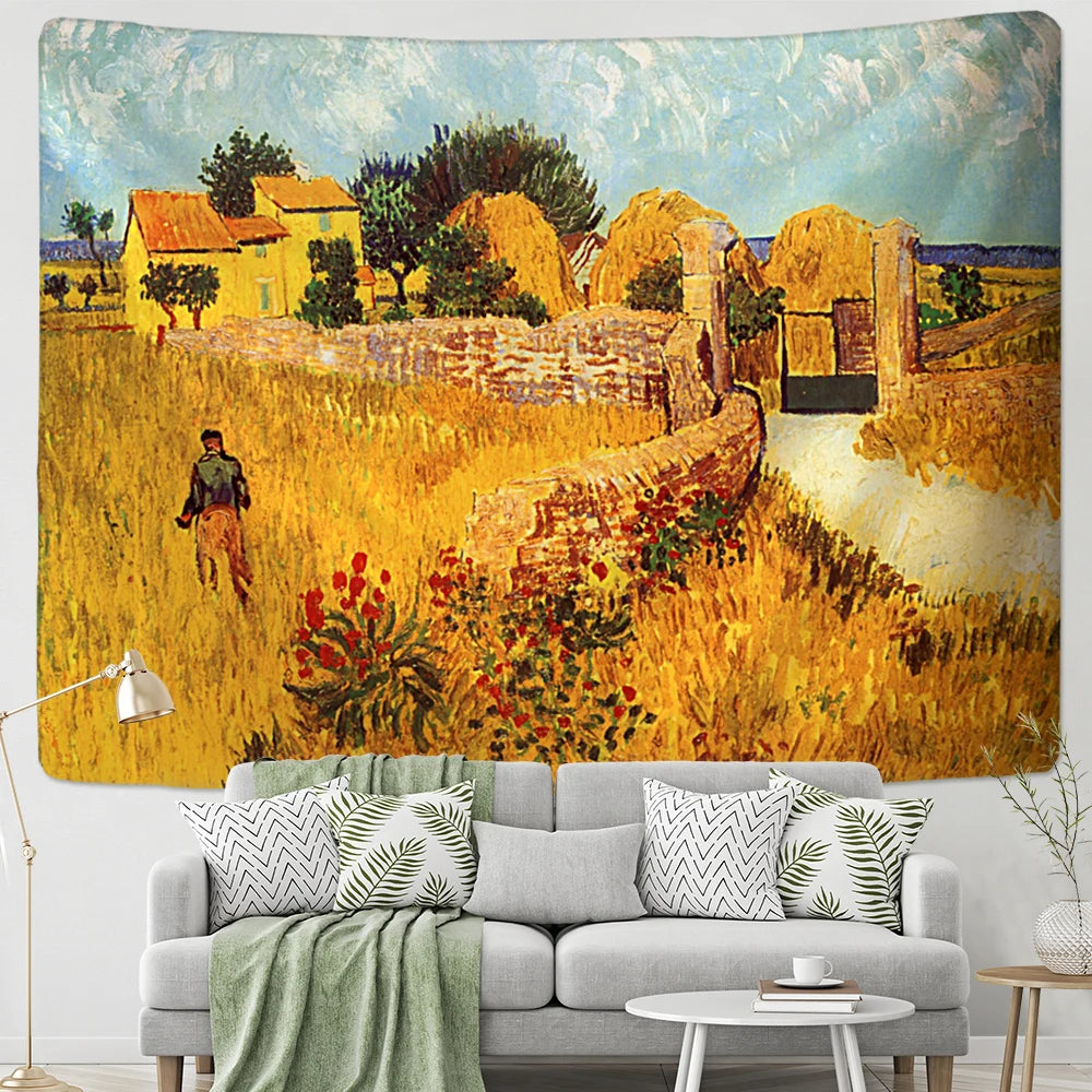 Famous Van Gogh Wall Hanging Tapestry