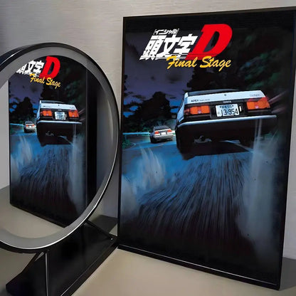 Initial D AE86 Canvas Posters