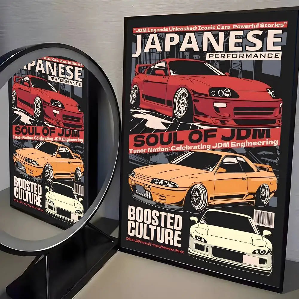 Initial D AE86 Canvas Posters