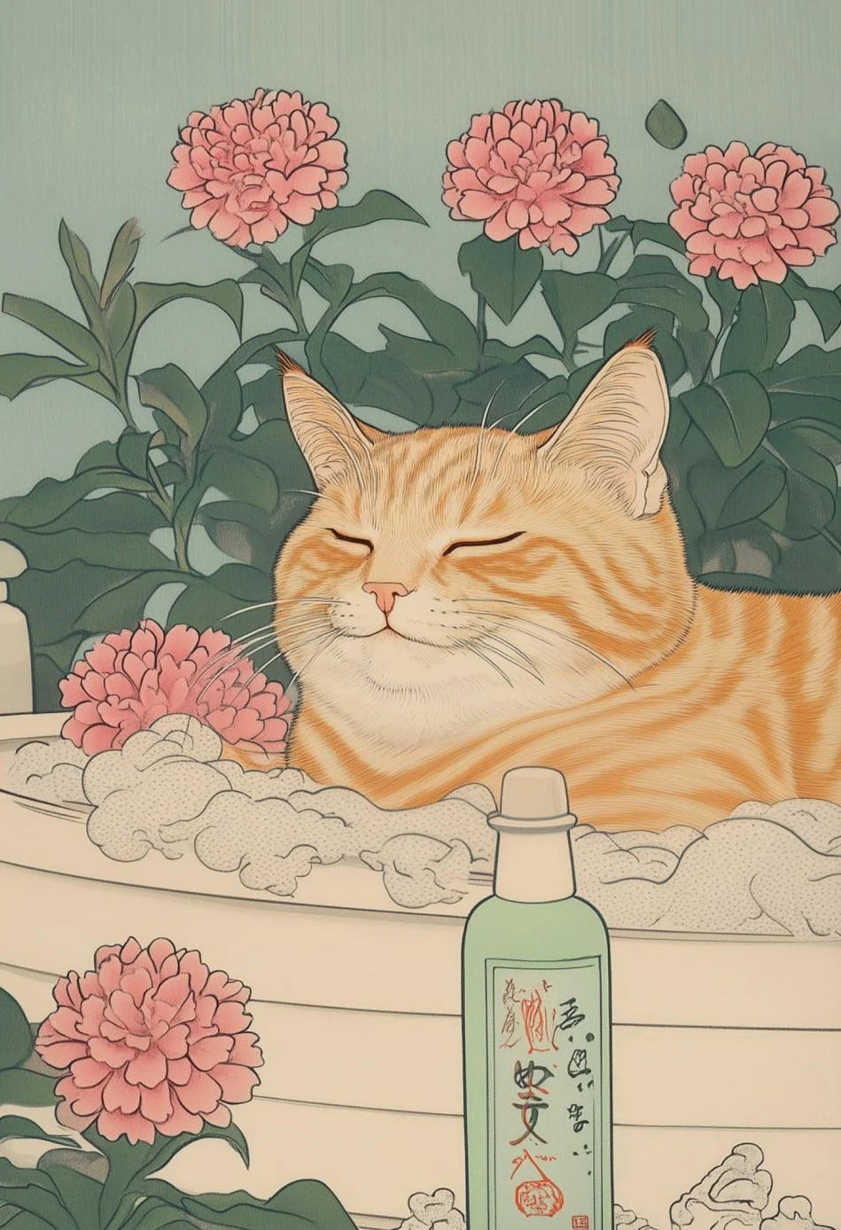 Japanese Cat Aesthetic Home Decor