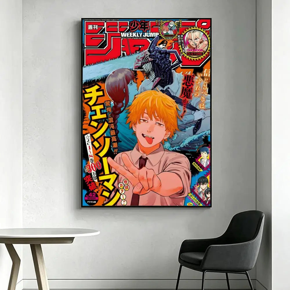 Chainsaw Man HD Art Posters