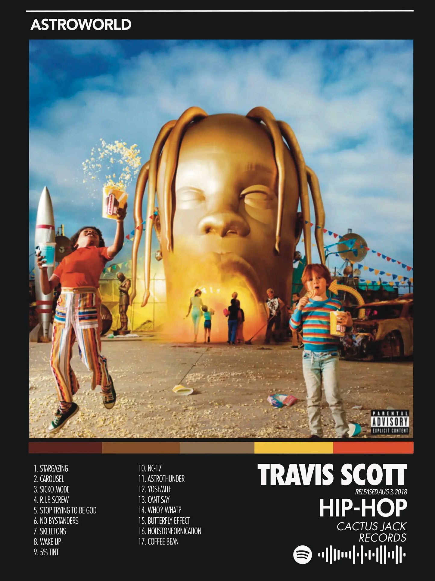 Travis Scott Album Poster