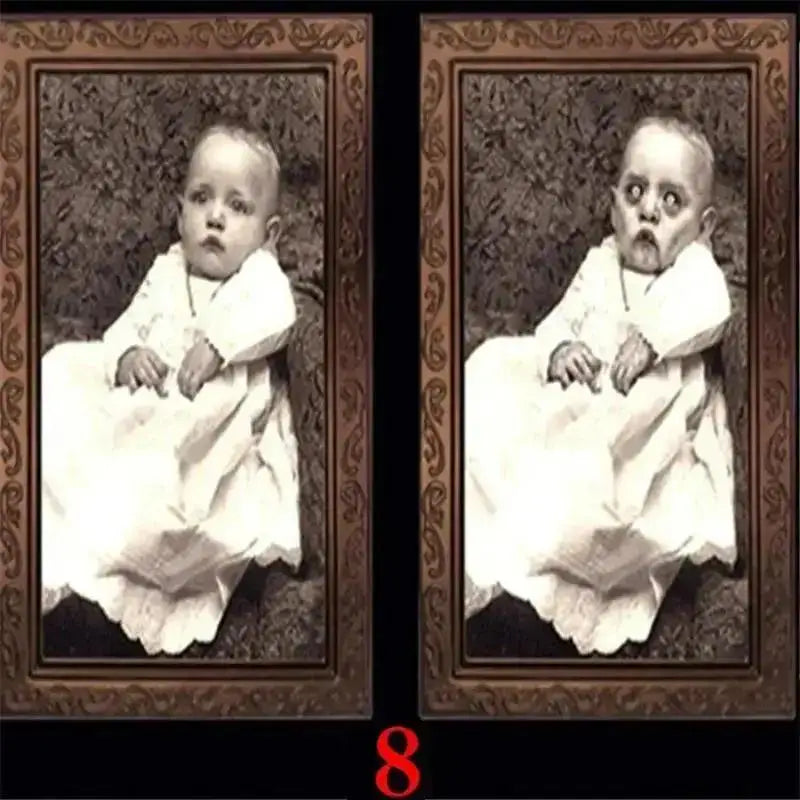 Haunted 3D Ghost Portrait Frame Halloween Décor