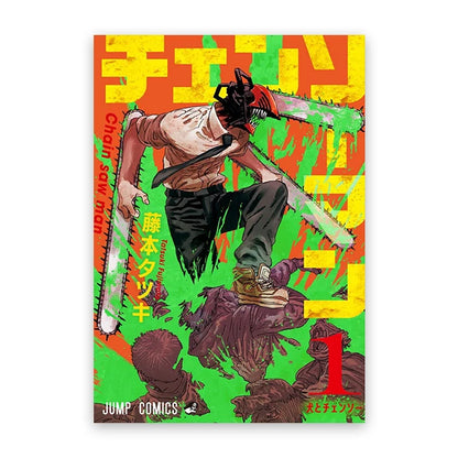 Chainsaw Man Street Art Posters