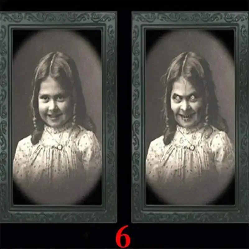 Haunted 3D Ghost Portrait Frame Halloween Décor