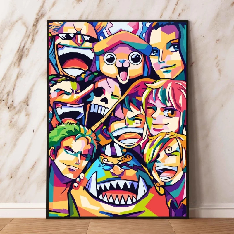One Piece Luffy Poster Home Decor