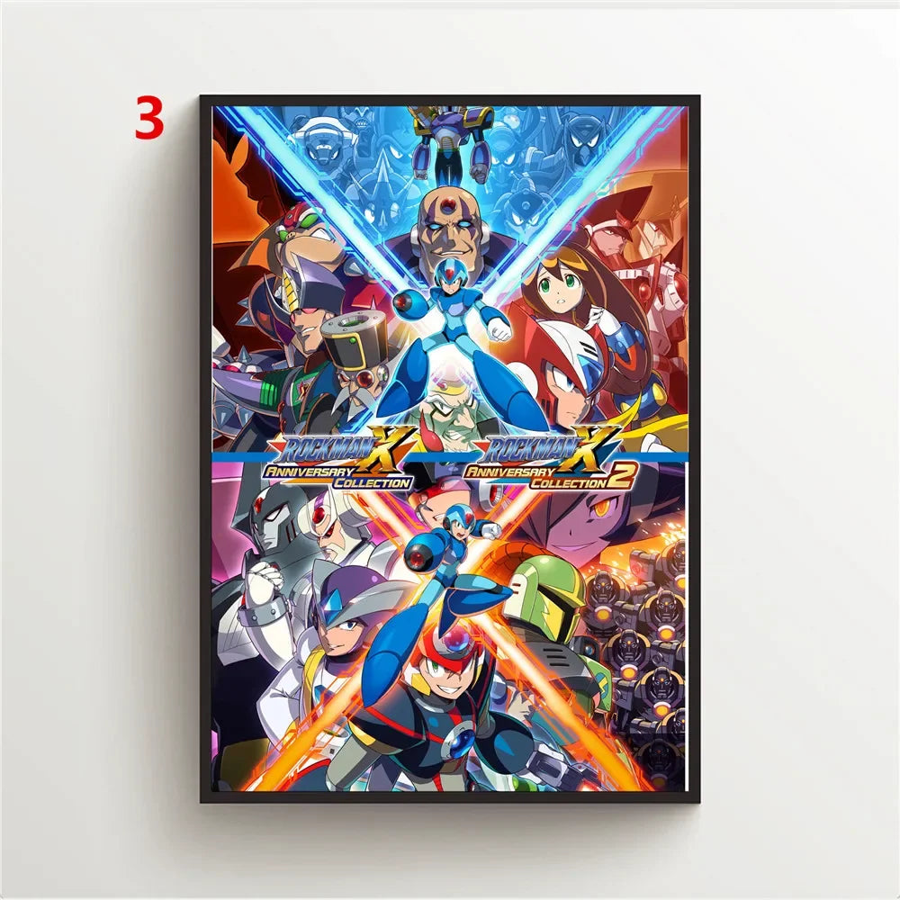 MegaMan Canvas Wall Art