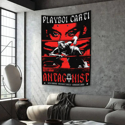 Playboi Carti Rapper Home Decor Tapestry