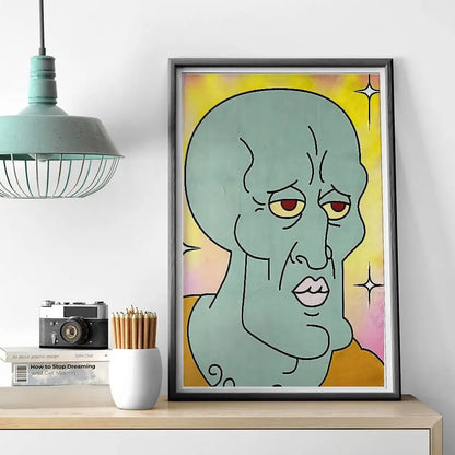 Cartoon Squidward Tentacles Poster