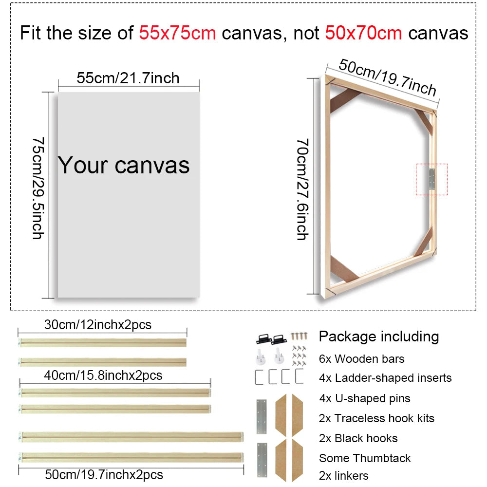 Wooden Canvas Stretcher Frame