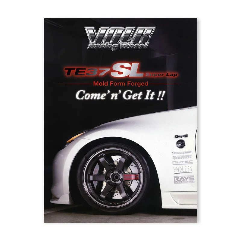 80S Retro Japanese Cars GTR JDM Racing Magazine Cover Posters