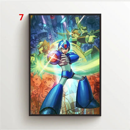 MegaMan Canvas Wall Art