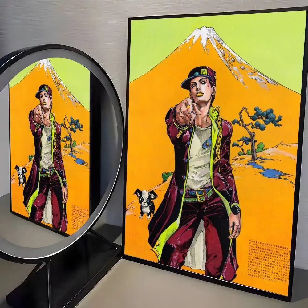 JoJo's Bizarre Adventure Retro Posters