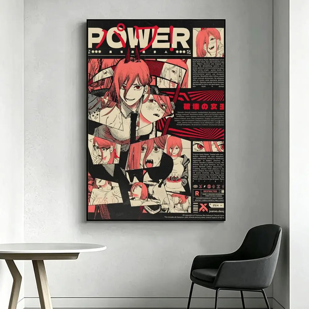 Chainsaw Man HD Art Posters