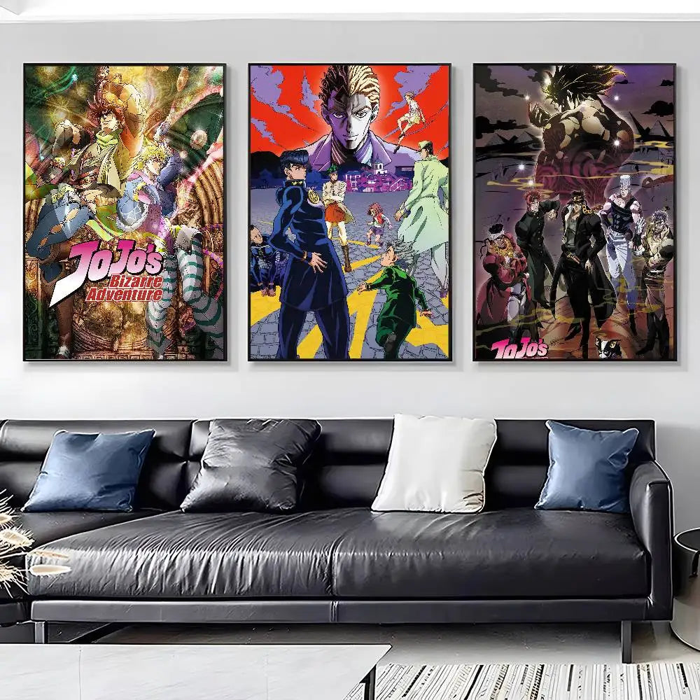 JoJo's Bizarre Adventure Retro Posters