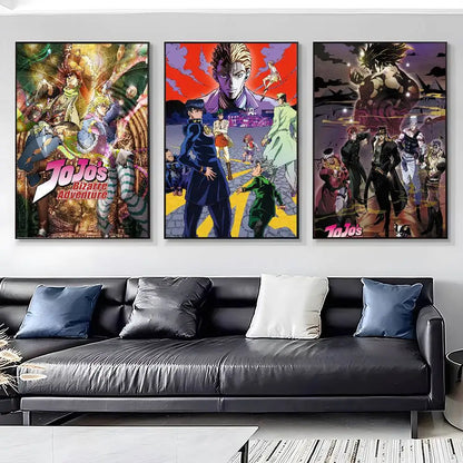 JoJo's Bizarre Adventure Retro Posters