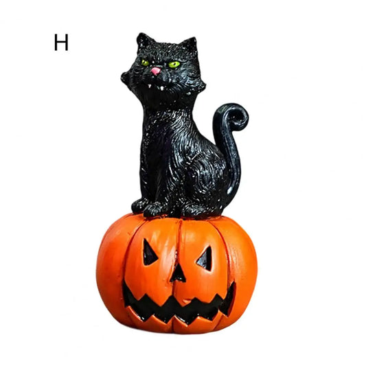 Haunted House & Spooky Resin Halloween Ornaments