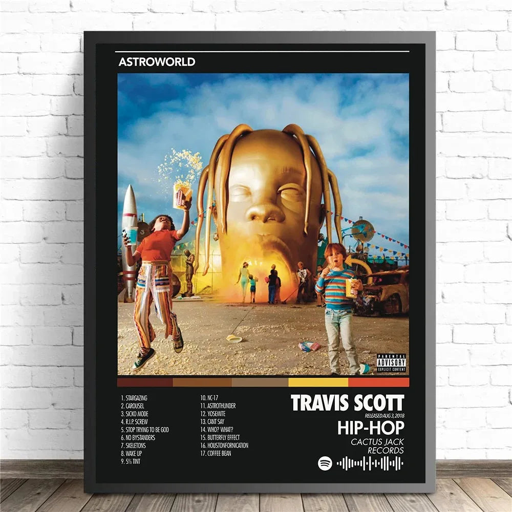 Travis Scott Album Poster