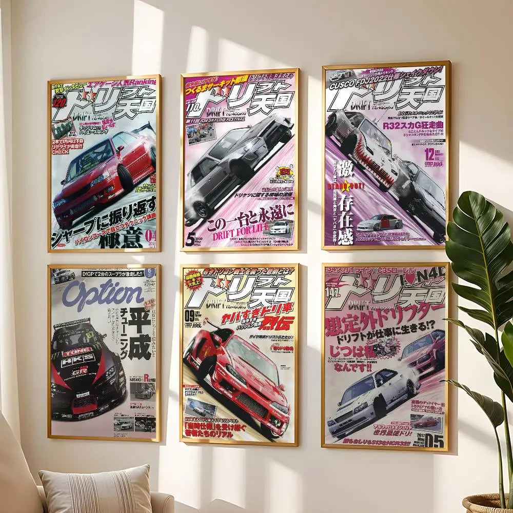 Retrofit Racing Posters