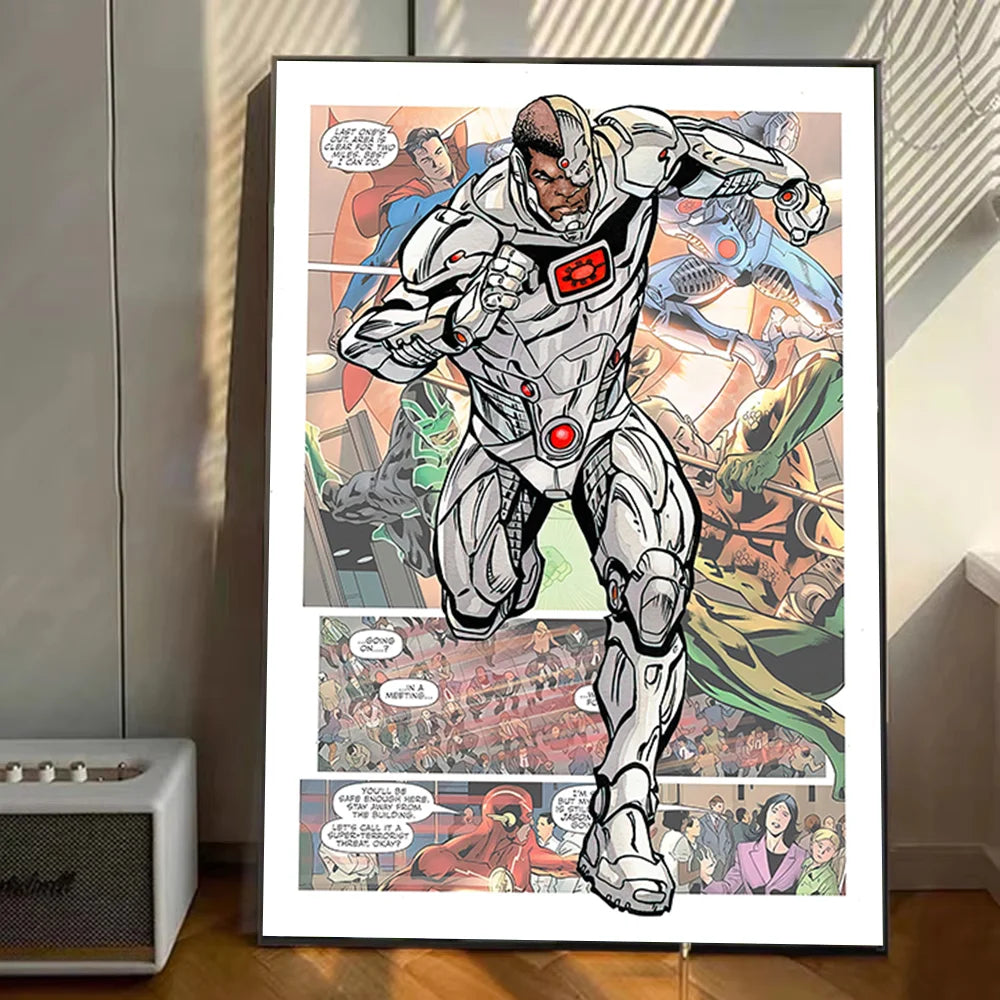 Marvel Avengers Poster Stickers Art Wall
