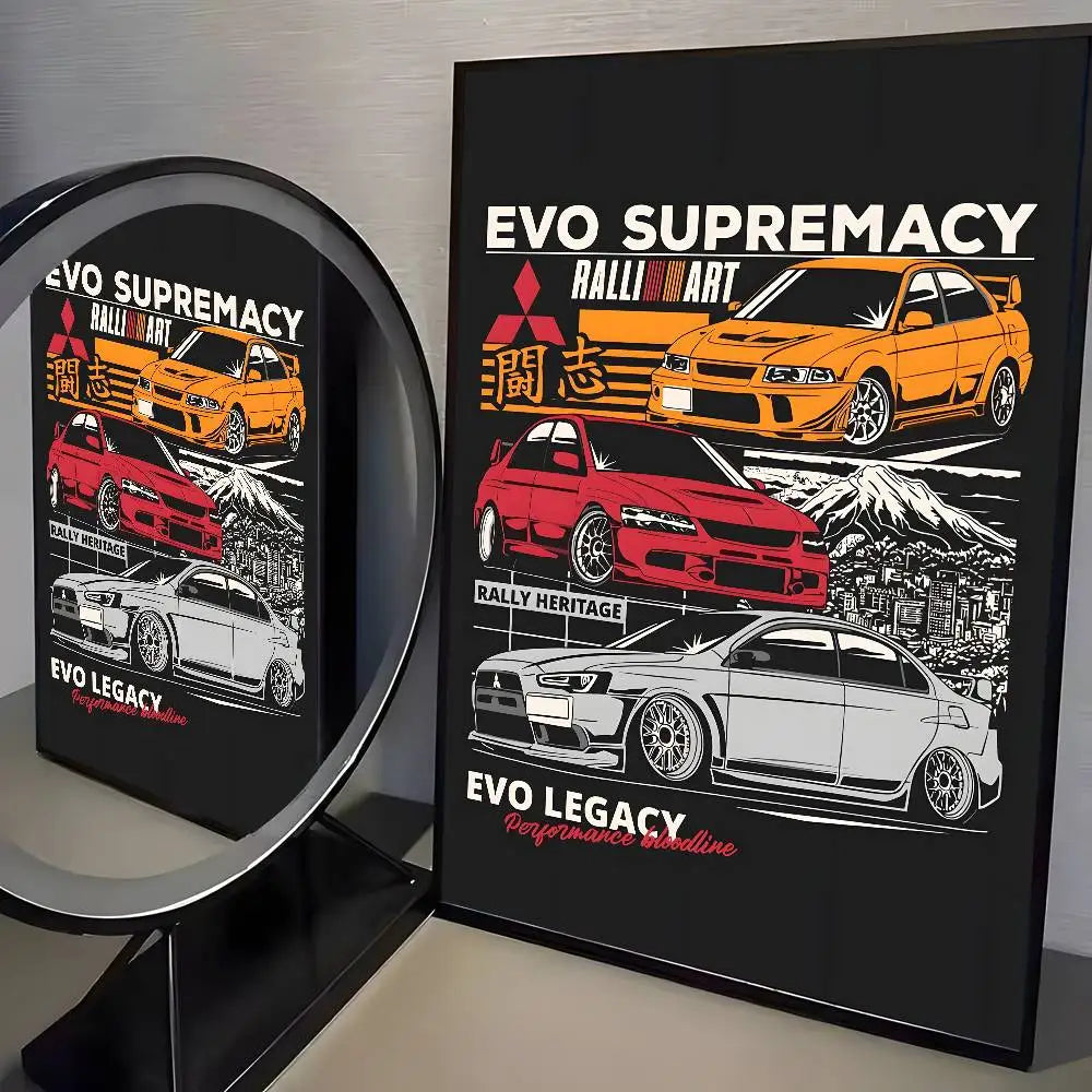Initial D AE86 Canvas Posters