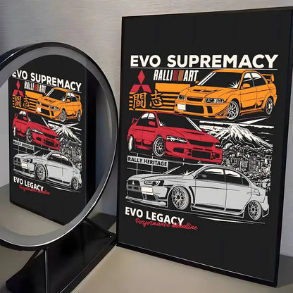Initial D AE86 Canvas Posters