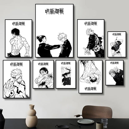 Minimalist Jujutsu Kaisen Posters V2