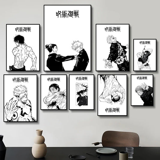 Minimalist Jujutsu Kaisen Posters V2