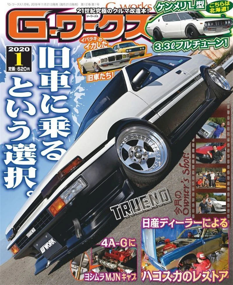 80s Japanese Racing Magazine Posters