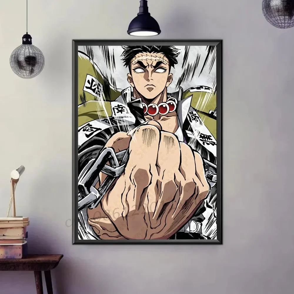 Minimalist Kimetsu No Yaiba (Demon Slayer) Poster