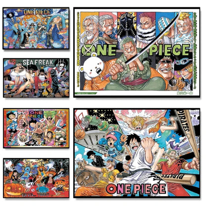 One Piece Luffy Poster Home Decor