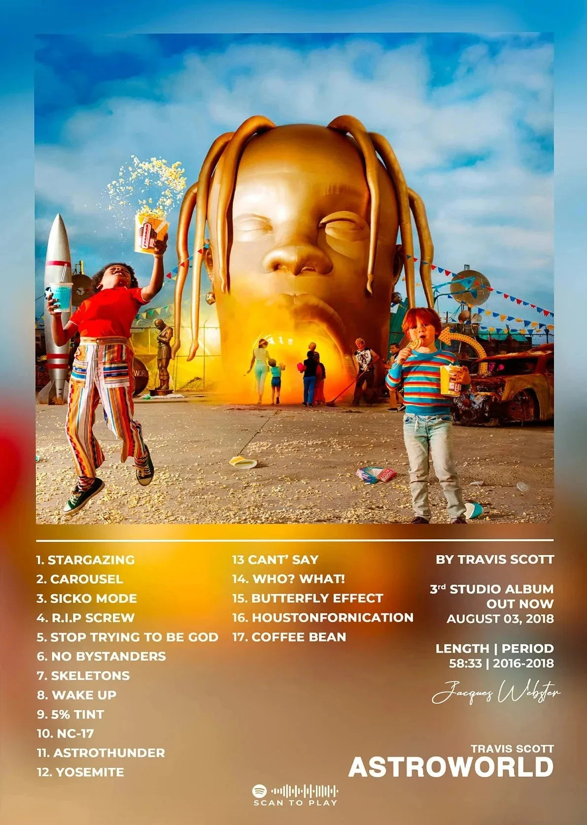 Travis Scott Album Poster
