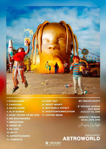 Travis Scott Album Poster