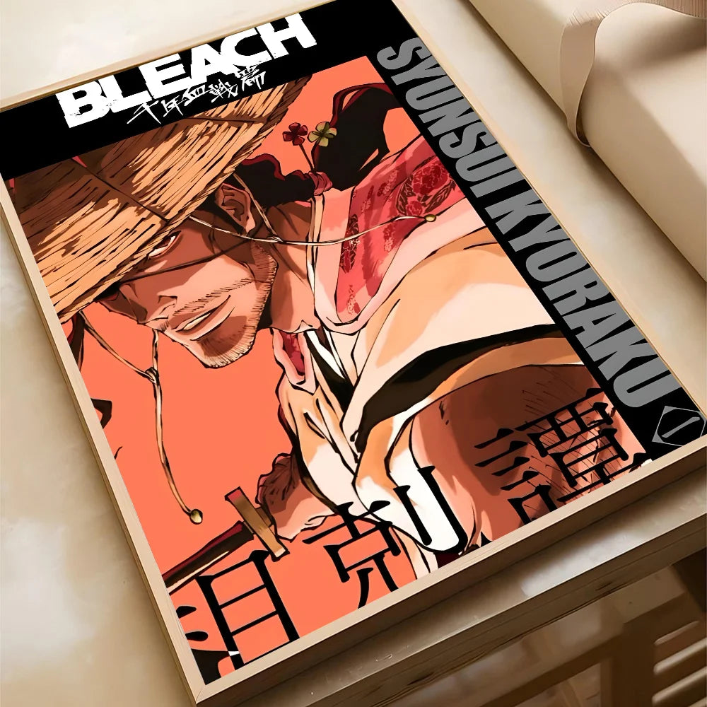 Bleach Anime Poster Wall Art Print for Bedroom, Gaming Room, or Home Decor