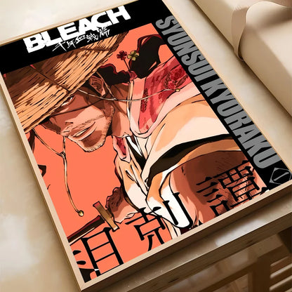 Bleach Anime Poster Wall Art Print for Bedroom, Gaming Room, or Home Decor