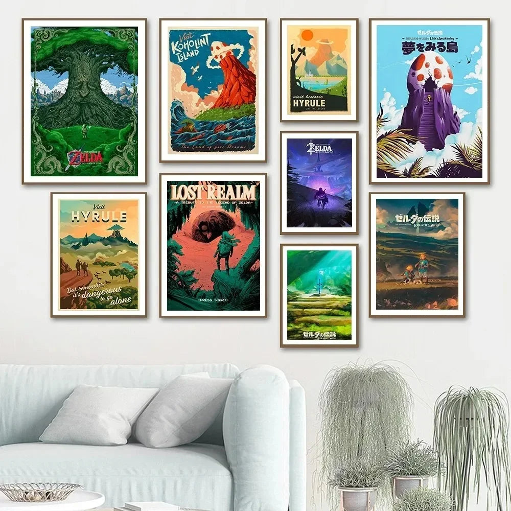 Zelda Landscape Posters