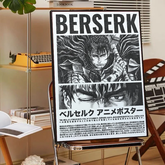 Anime Berserk Poster Japanese Manga Wall Art v4
