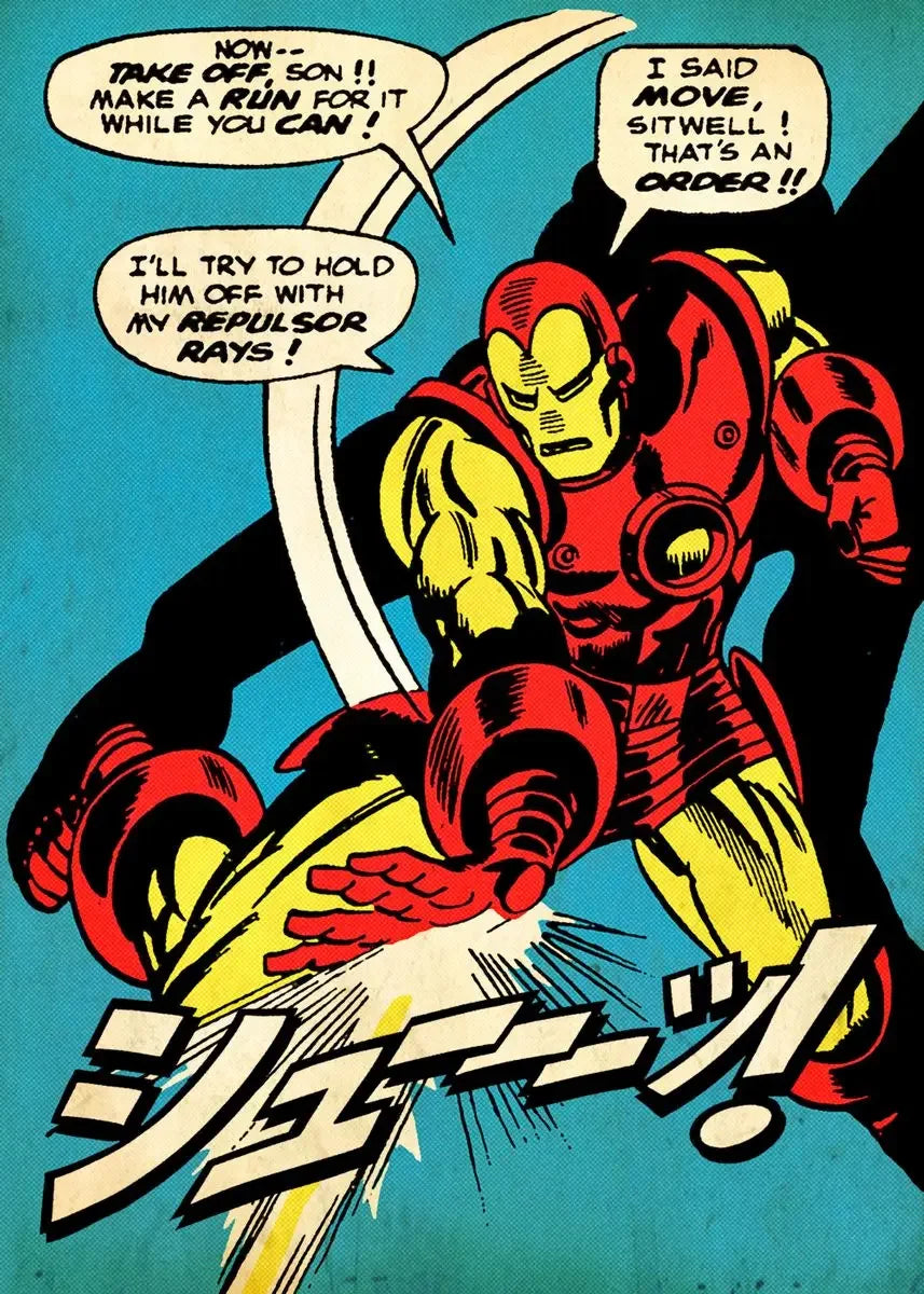 Marvel The Avengers Comic Spiderman Posters