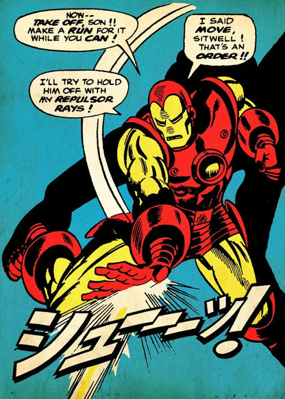 Marvel The Avengers Comic Spiderman Posters