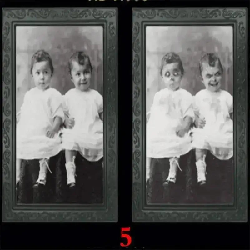 Haunted 3D Ghost Portrait Frame Halloween Décor