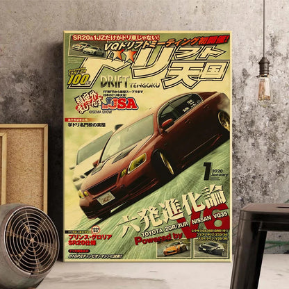 JDM Vintage Car Posters