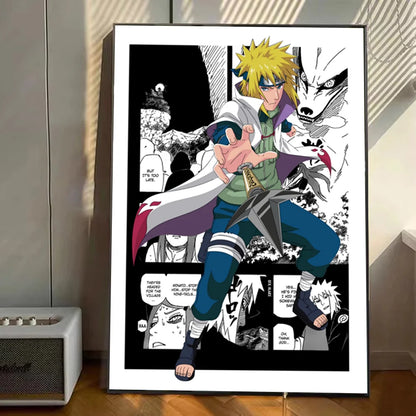 Japanese Naruto Anime Poster Stickers Art Wall