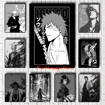 Bleach Black and White Posters - Manga Art